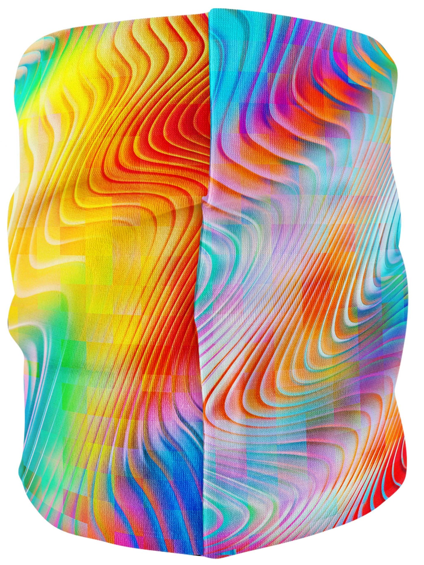 Rainbow Prism Bandana Mask, Art Design Works, | iEDM