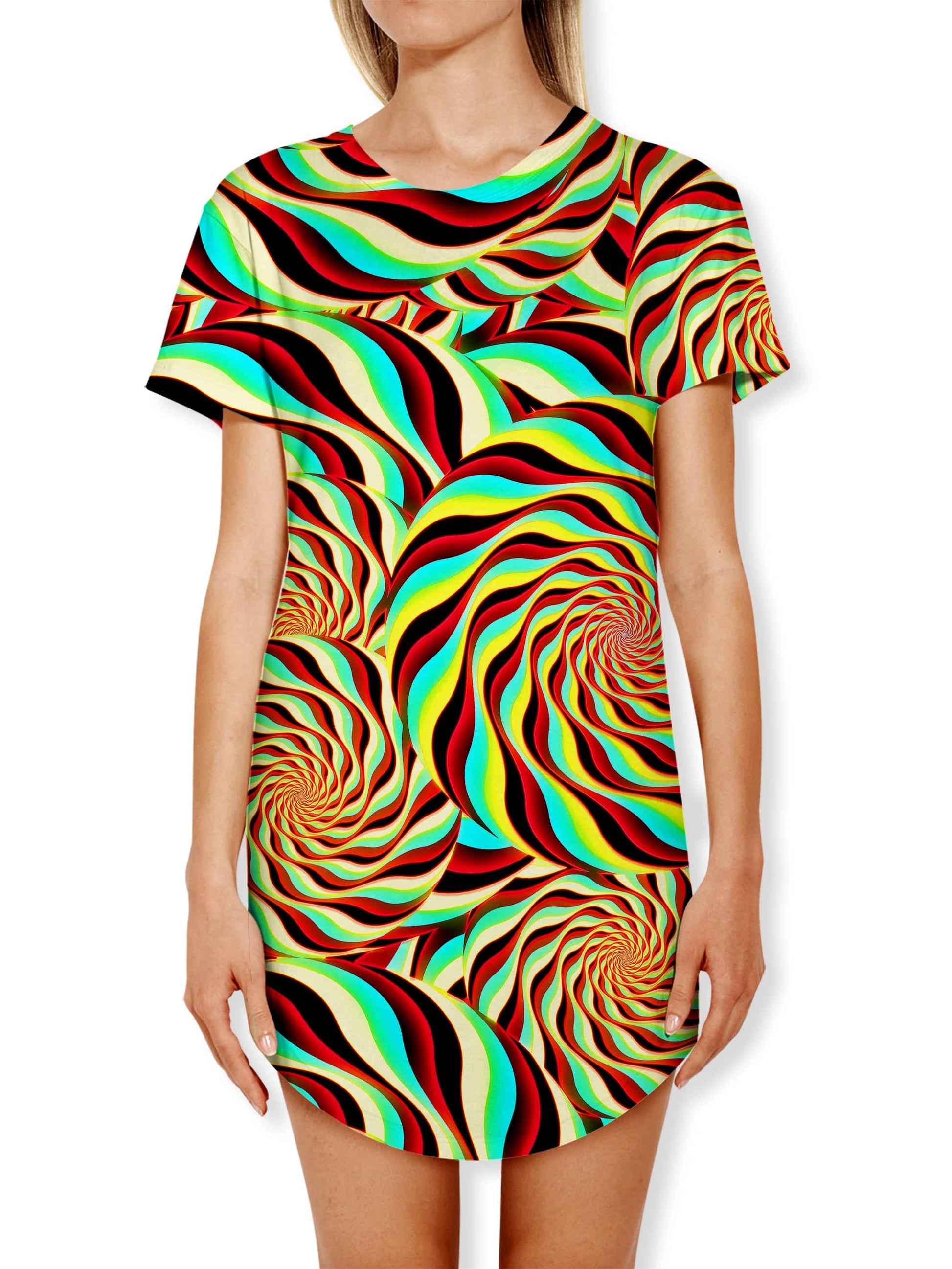 Pineal Swirl Drop Cut Unisex T-Shirt, Art Design Works, | iEDM