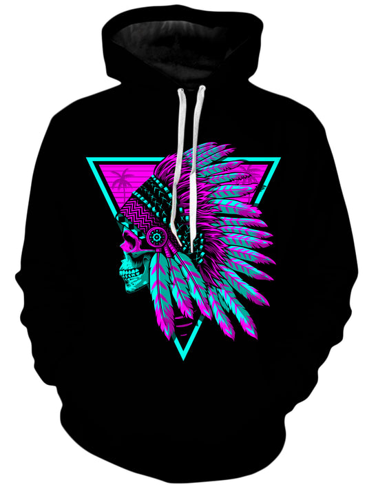 Retro Indian Skull Unisex Hoodie, Alberto Chamosa, | iEDM