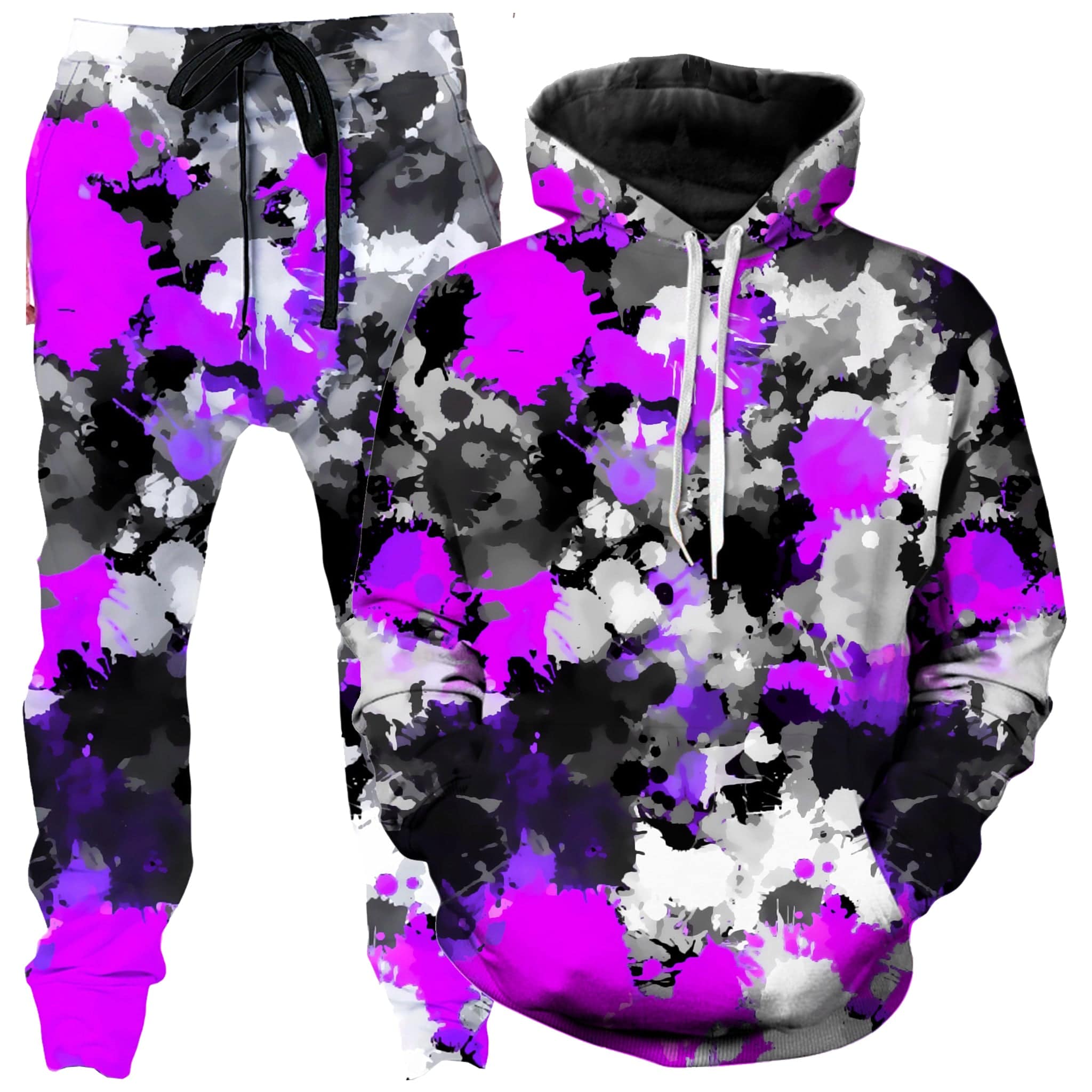 Purple Drip Hoodie and Joggers Combo iEDM