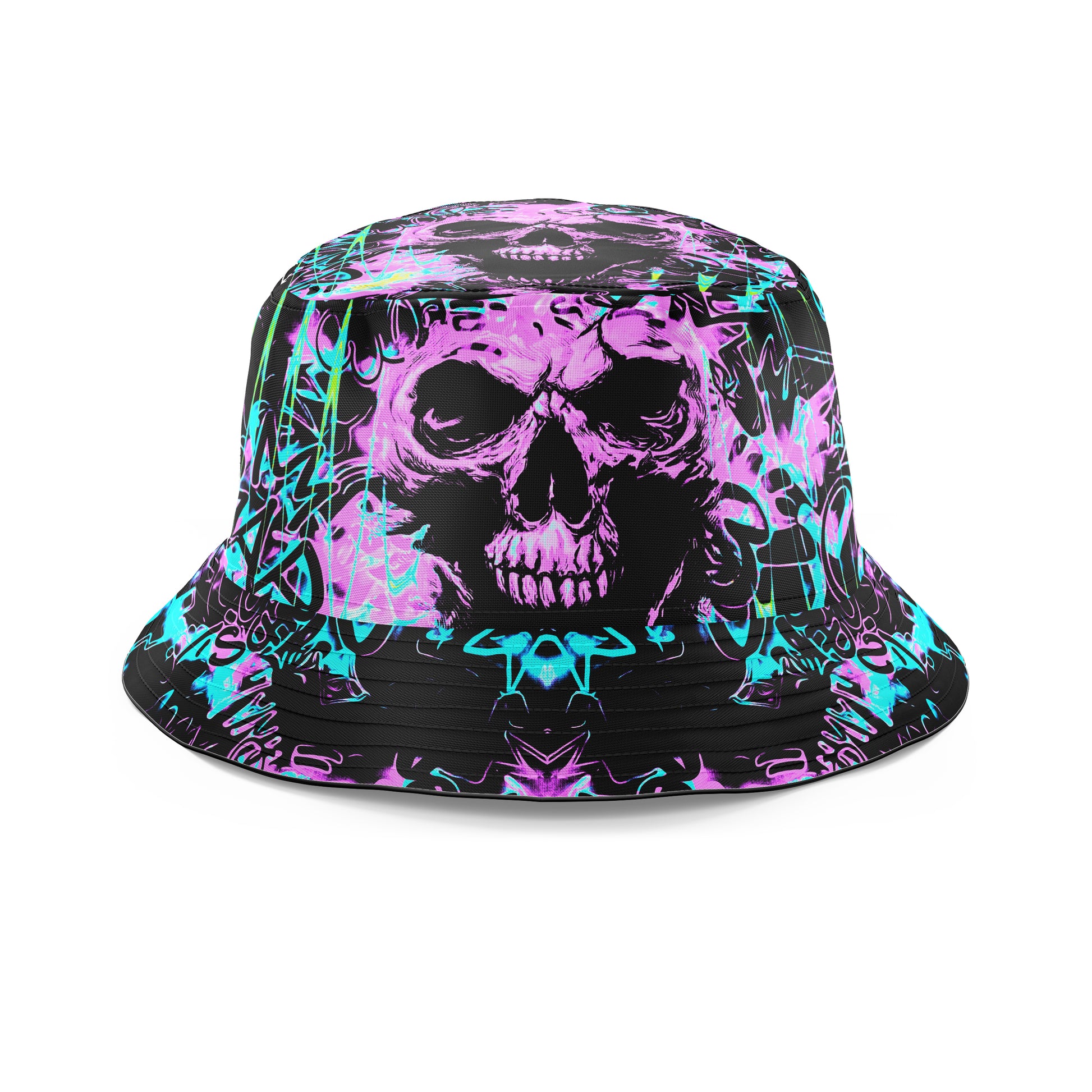 Skull Graffiti Bucket Hat, Big Tex Funkadelic, | iEDM