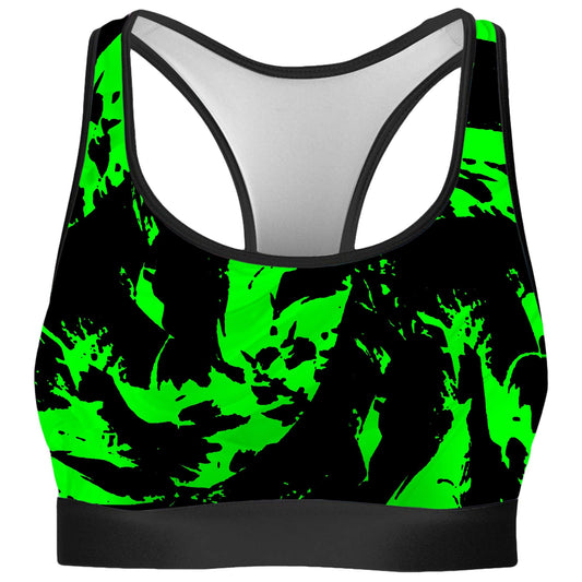 Neon Graffiti Paint Splatter Rave Bra, Big Tex Funkadelic, | iEDM