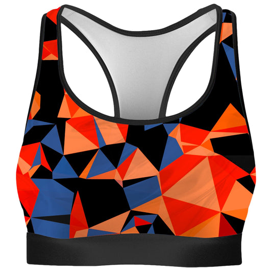Orange and Black Geo Rave Bra, Big Tex Funkadelic, | iEDM