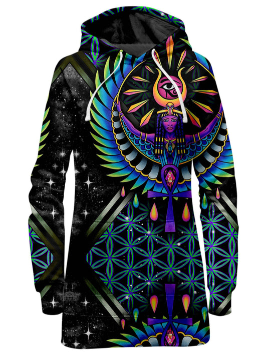 Isis Blue Hoodie Dress, BrizBazaar, | iEDM