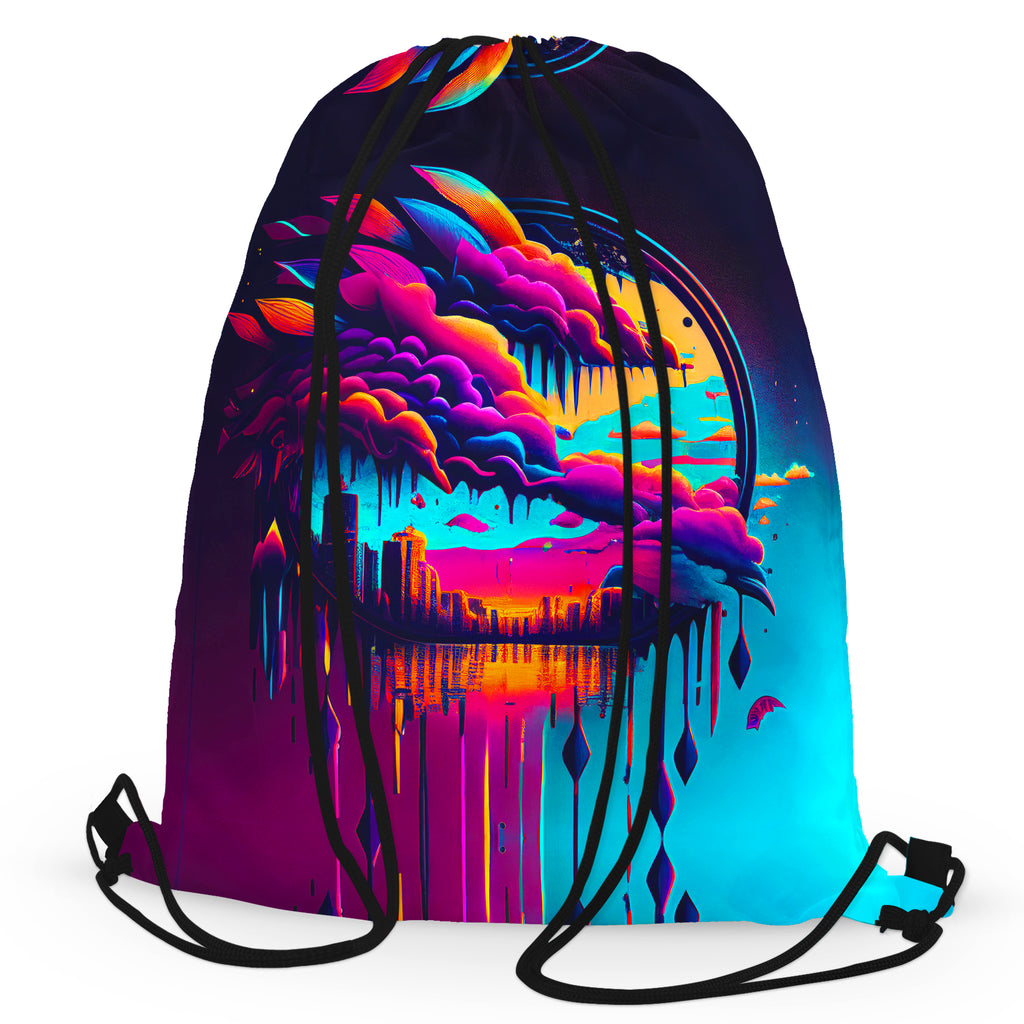 Distant Memory Psychedelic Drawstring Bag, iEDM, | iEDM