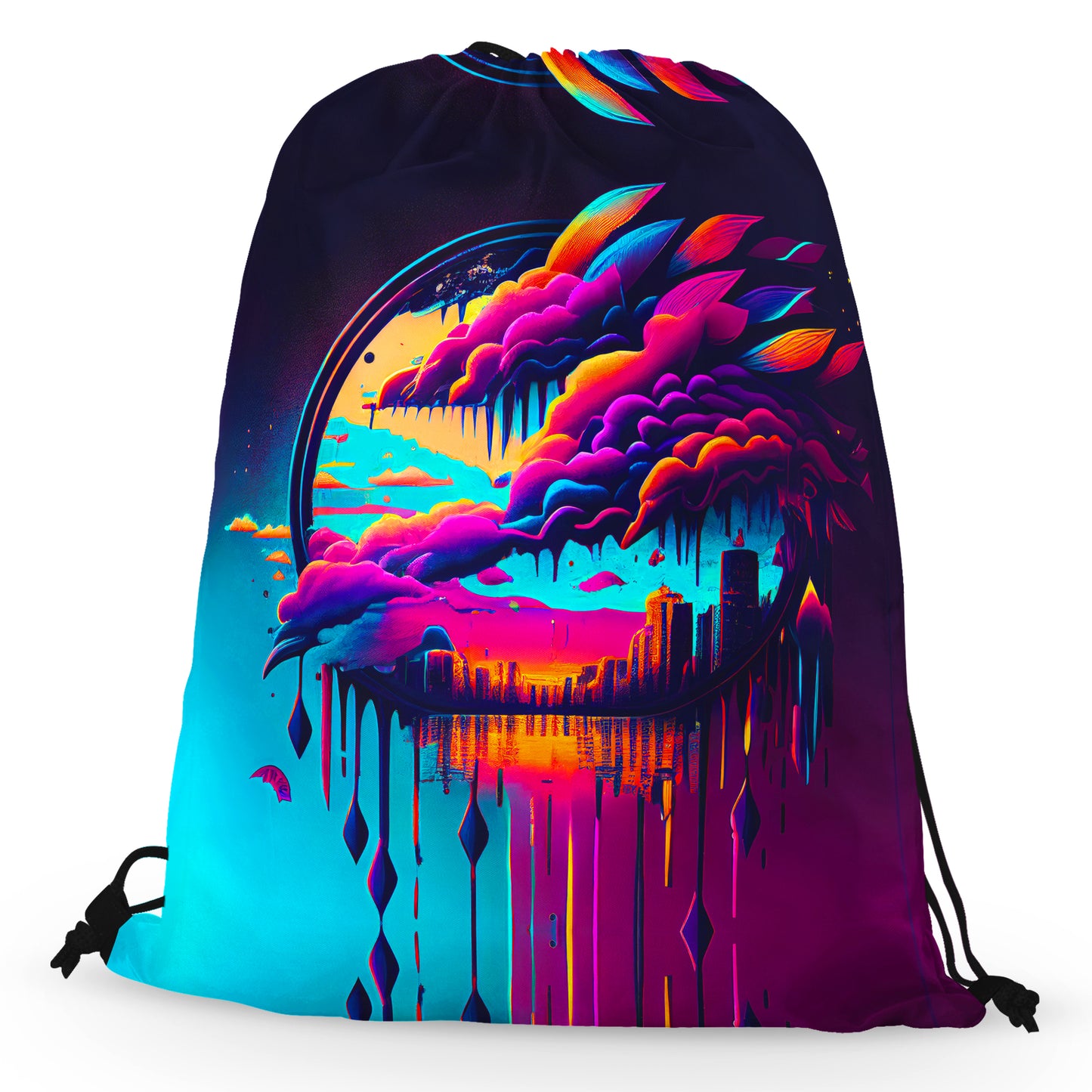 Distant Memory Psychedelic Drawstring Bag, iEDM, | iEDM