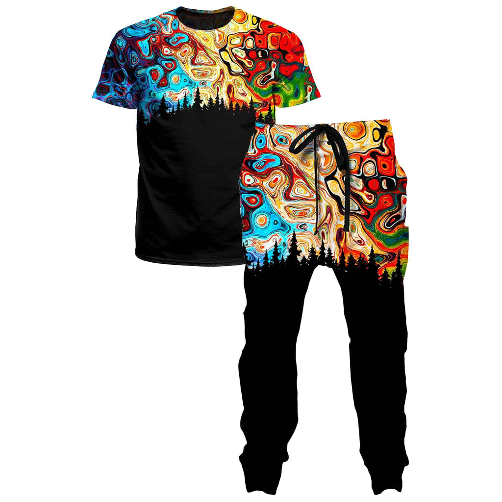 Night Sky T-Shirt and Joggers Combo, Gratefully Dyed, | iEDM
