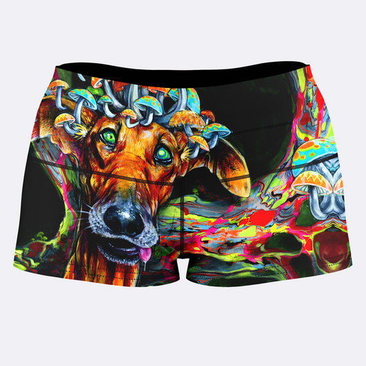Mush Puppy High-Waisted Women's Shorts, Noctum X Truth, | iEDM