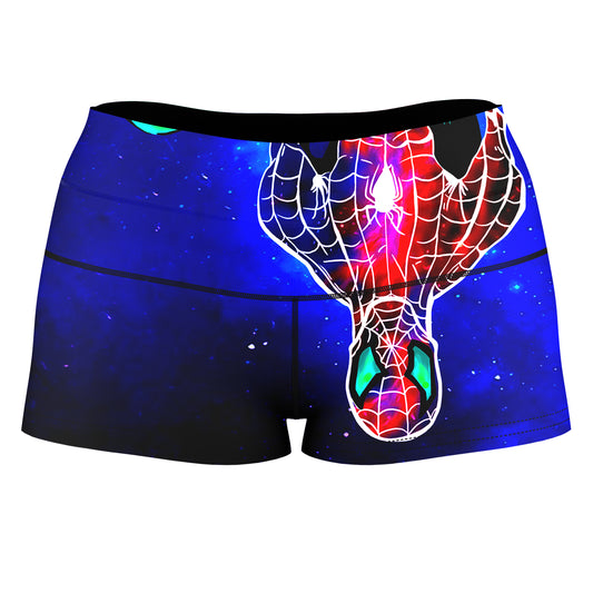 Spidey Senses High-Waisted Women's Shorts, Noctum X Truth, | iEDM