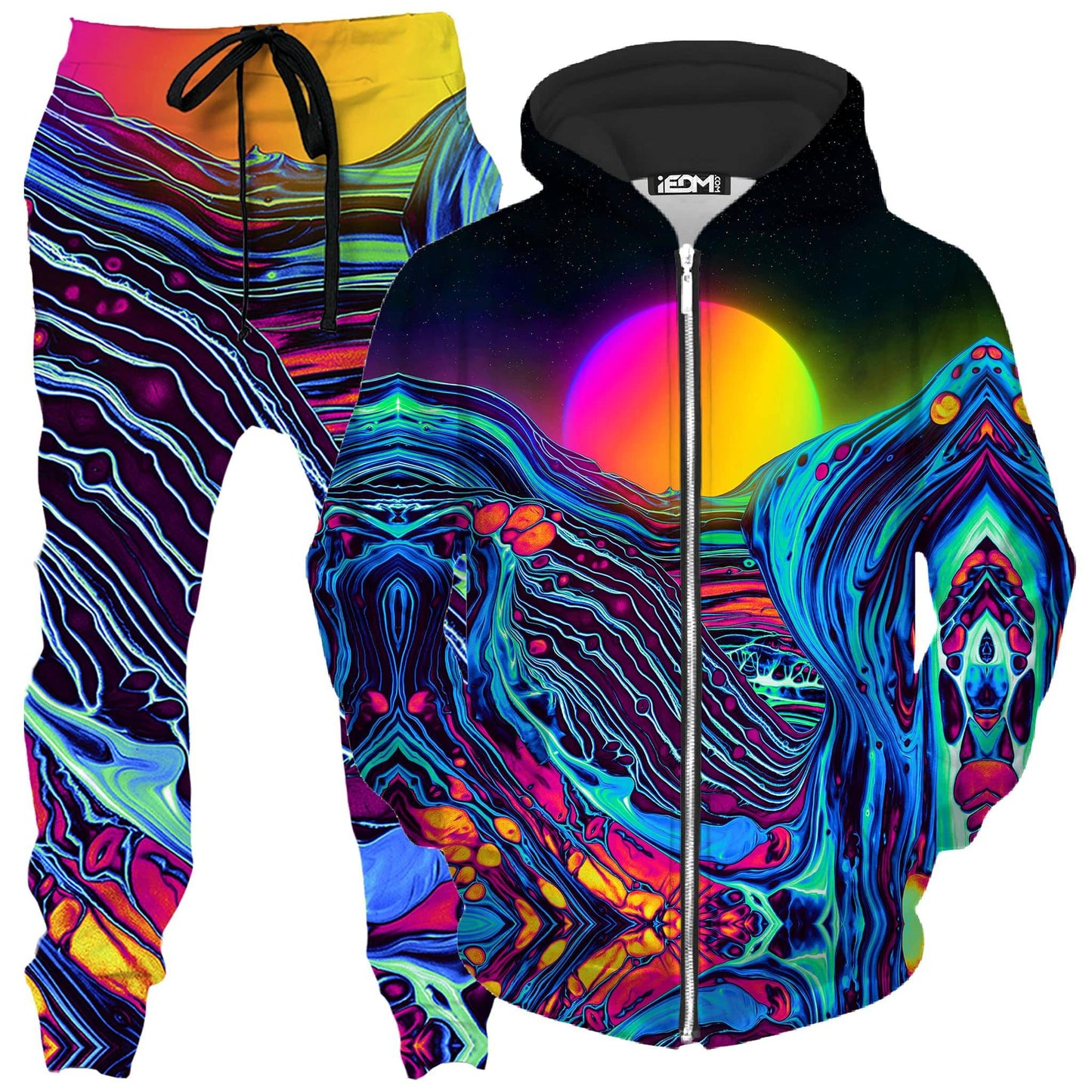 Dose of Sunset Zip-Up Hoodie and Joggers Combo, Noctum X Truth, | iEDM