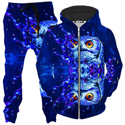Lucid Owl Zip-Up Hoodie and Joggers Combo, Noctum X Truth, | iEDM