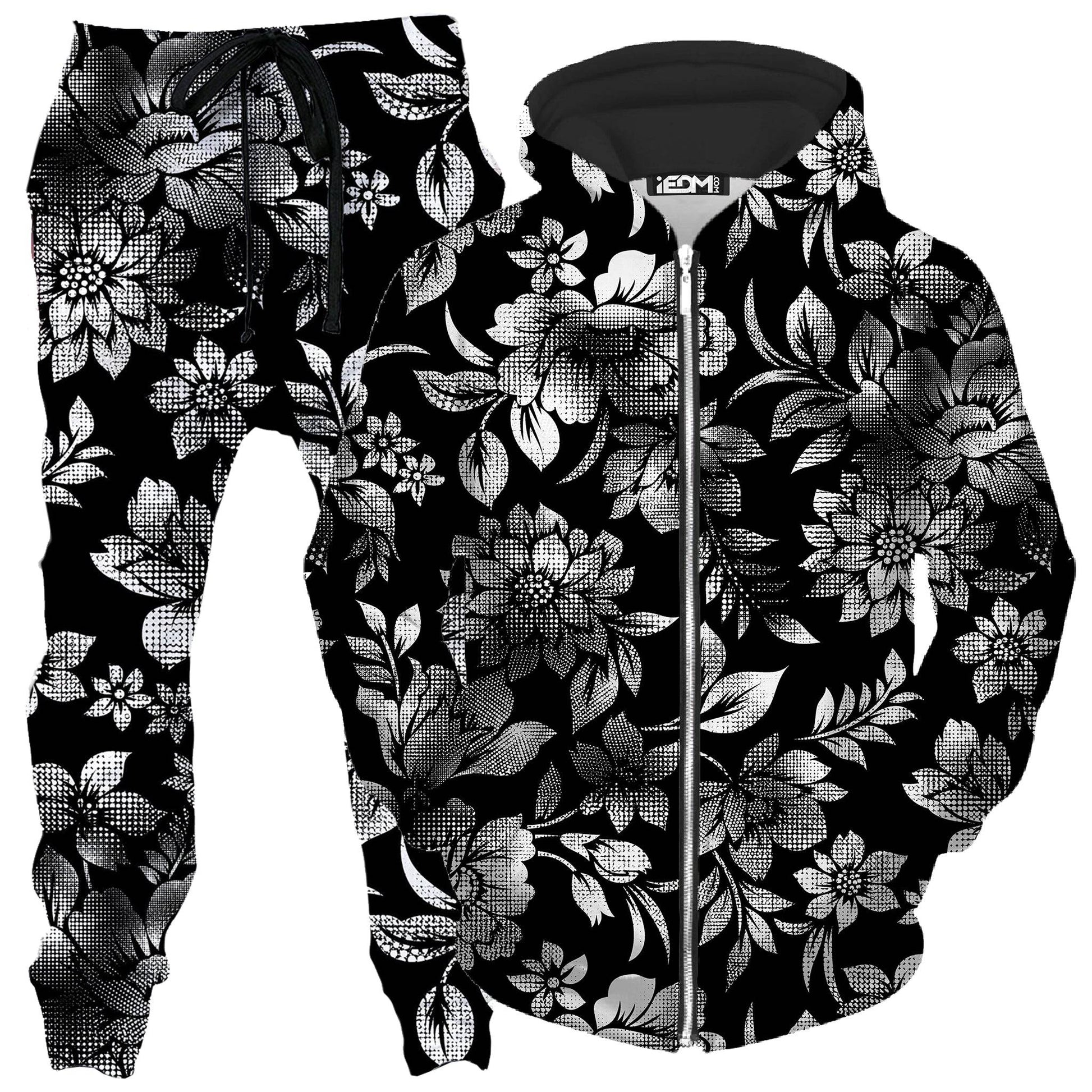 Nature's Candy B&W Zip-Up Hoodie and Joggers Combo, Noctum X Truth, | iEDM