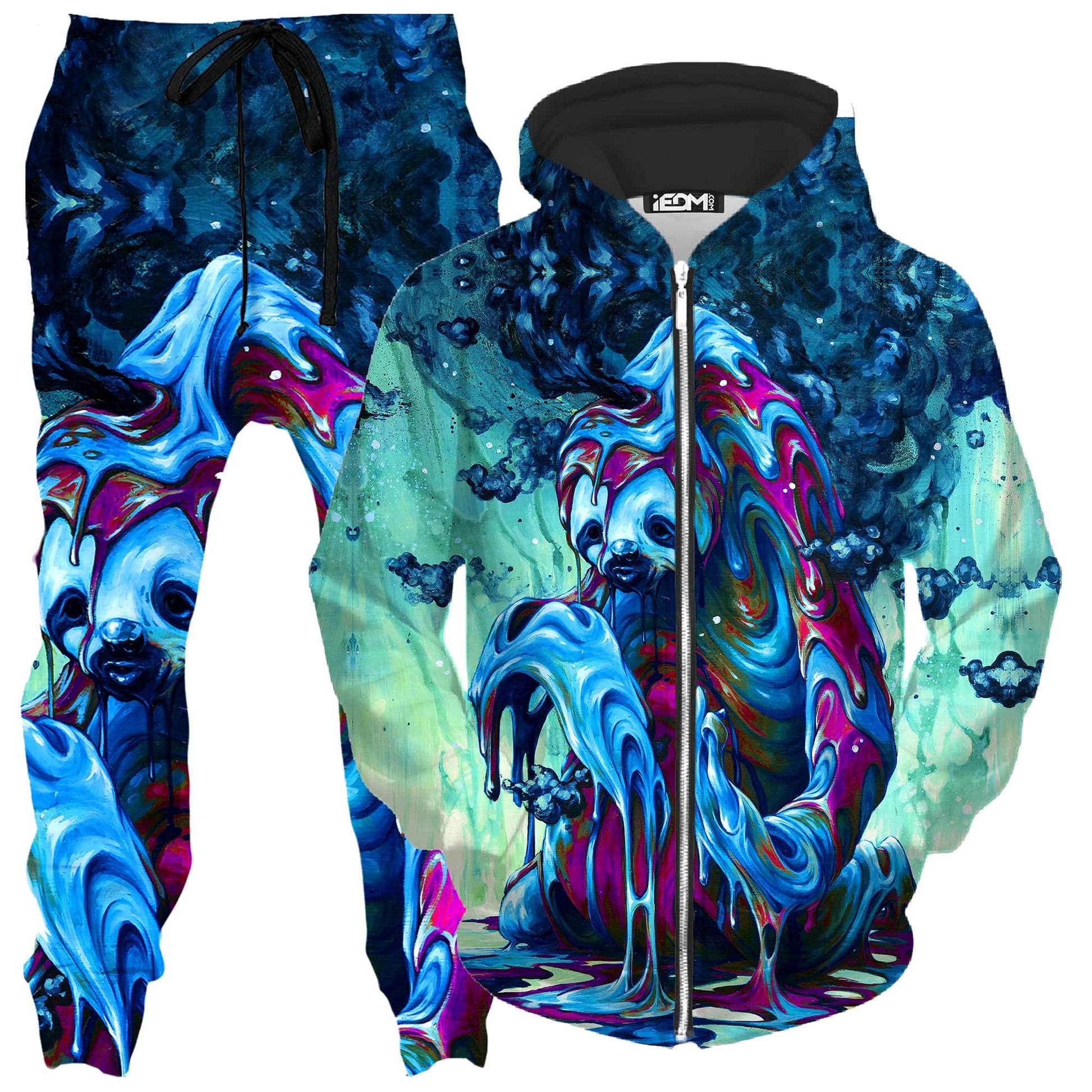 Toxic Sloth Zip-Up Hoodie and Joggers Combo, Noctum X Truth, | iEDM