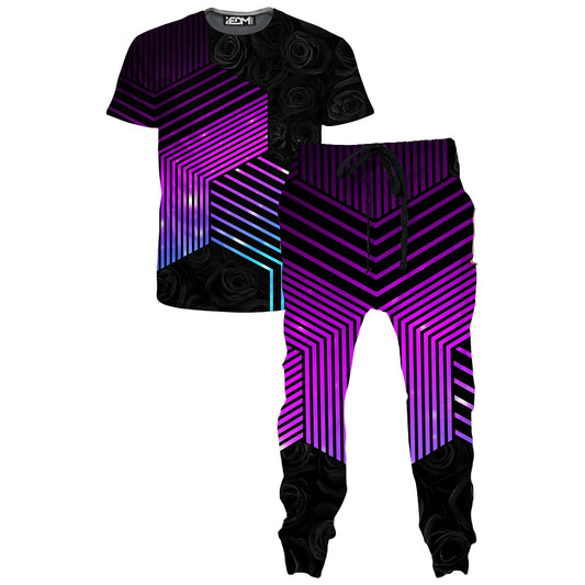 Connected Hex T-Shirt and Joggers Combo, Noctum X Truth, | iEDM
