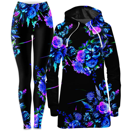 Midnight Garden Hoodie Dress and Leggings Combo, Noctum X Truth, | iEDM
