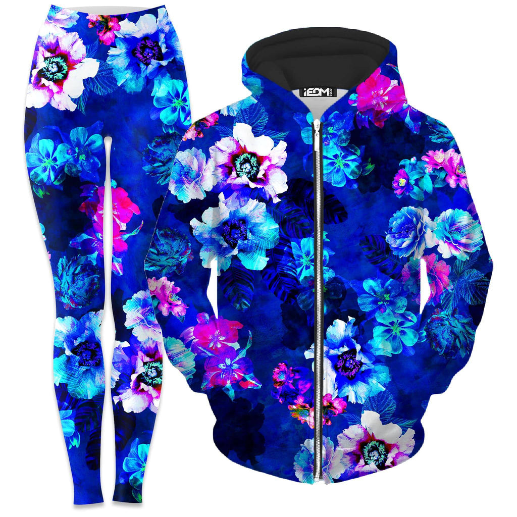 Enchanted Flora Zip-Up Hoodie and Leggings Combo, Noctum X Truth, | iEDM