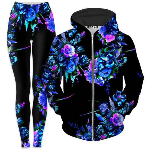 Midnight Garden Zip-Up Hoodie and Leggings Combo, Noctum X Truth, | iEDM