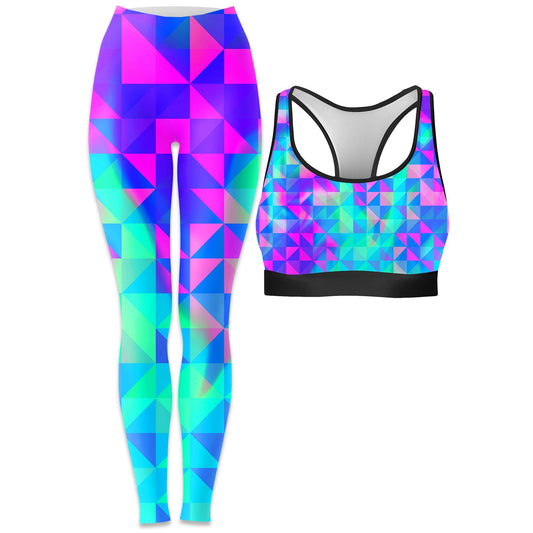 Raspberry Iced Tea Rave Bra and Leggings Combo, Noctum X Truth, | iEDM