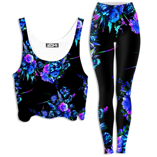 Midnight Garden Crop Top and Leggings Combo, Noctum X Truth, | iEDM