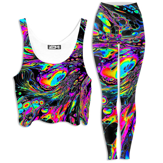 Rainbow Magma Crop Top and Leggings Combo, Noctum X Truth, | iEDM