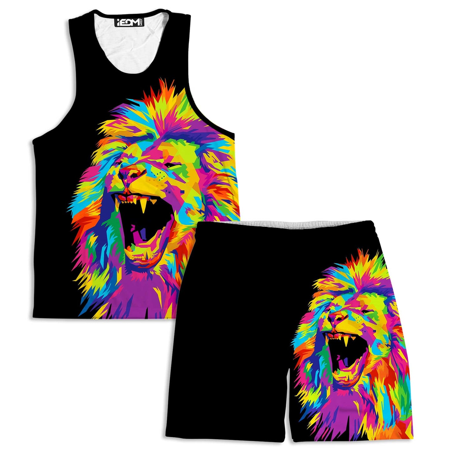 Psychedelic Lion Tank and Shorts Combo, Noctum X Truth, | iEDM