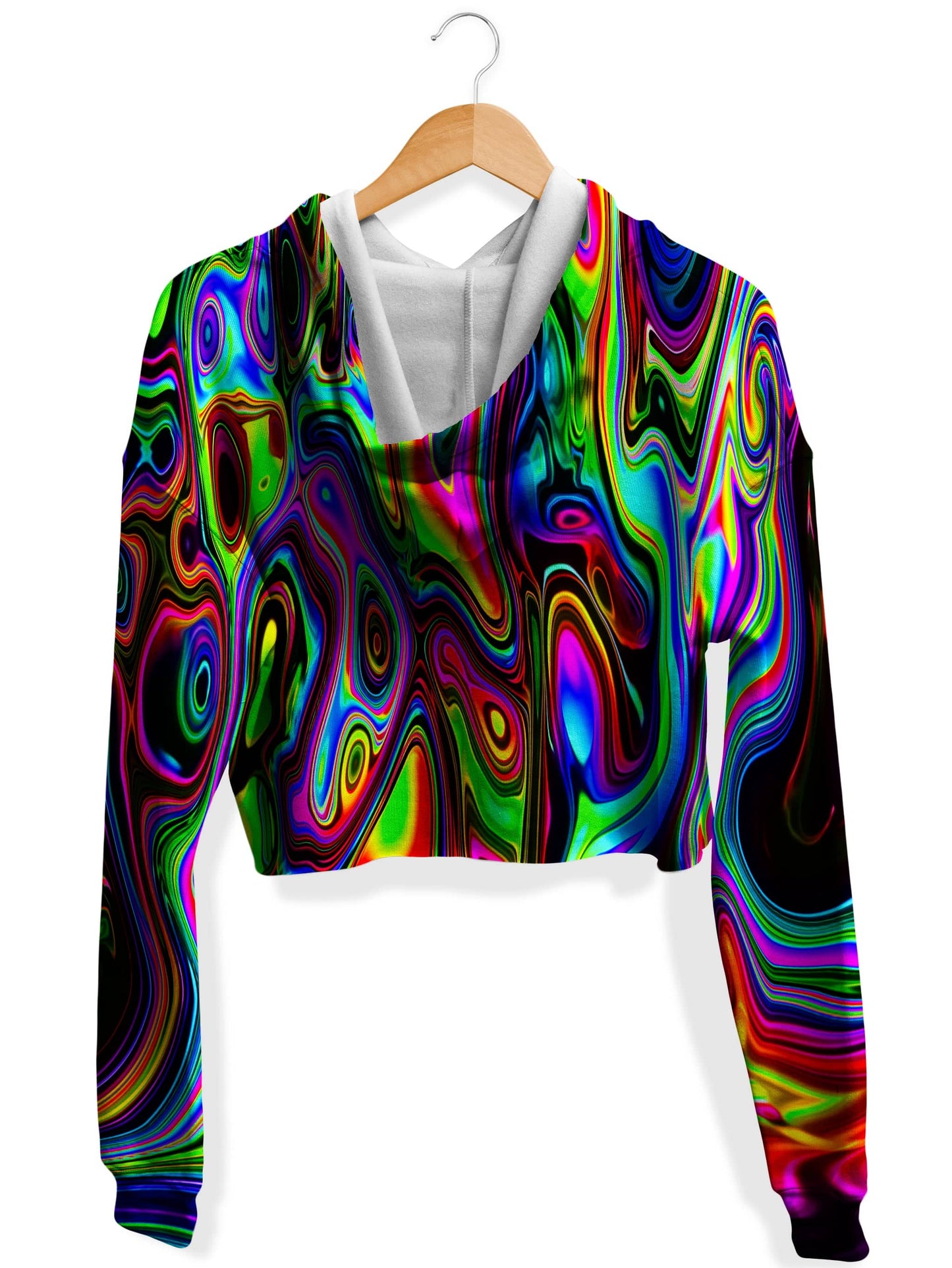 Acid Drop Crop Hoodie, Psychedelic Pourhouse, | iEDM