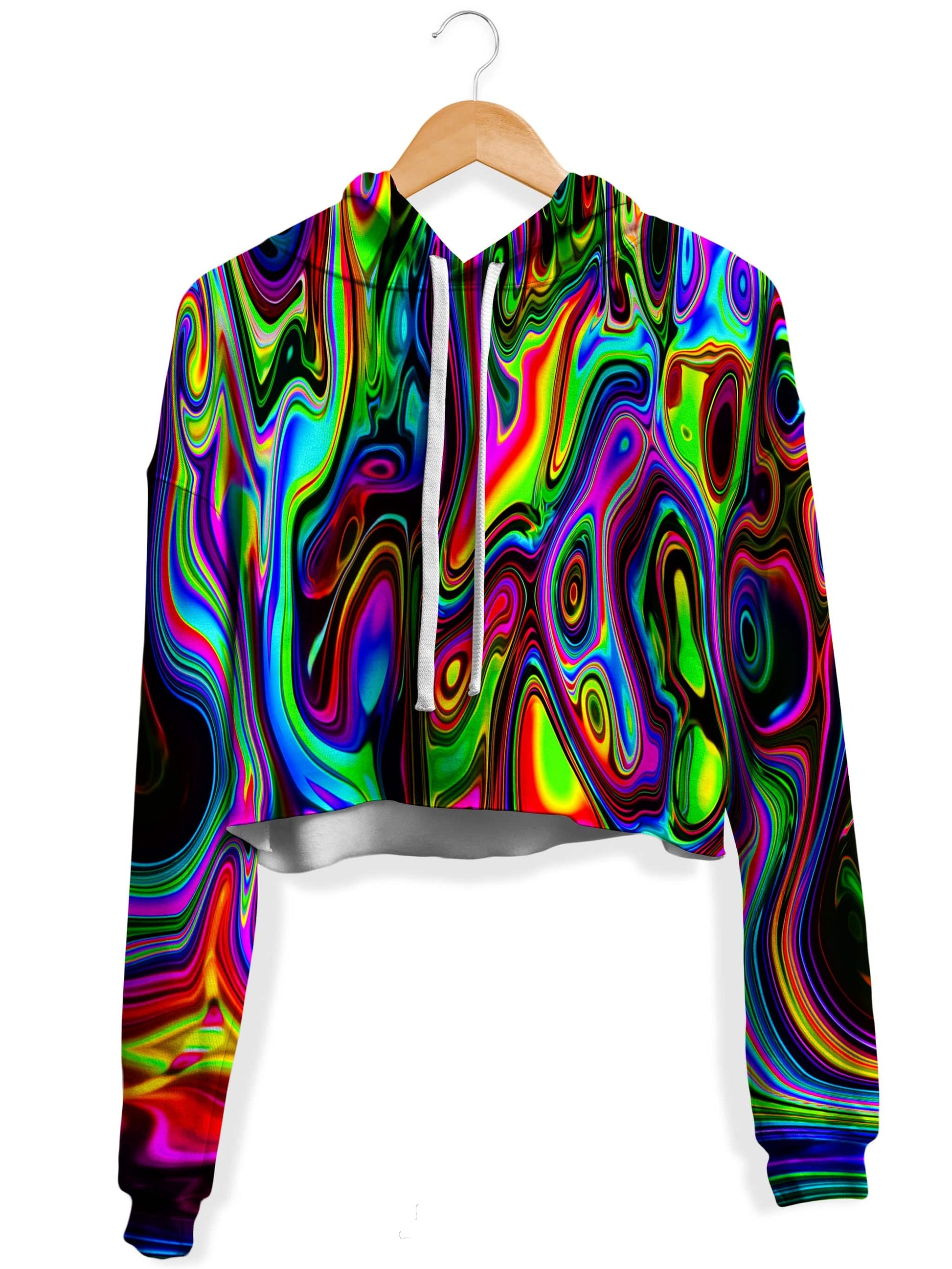 Acid Drop Crop Hoodie, Psychedelic Pourhouse, | iEDM