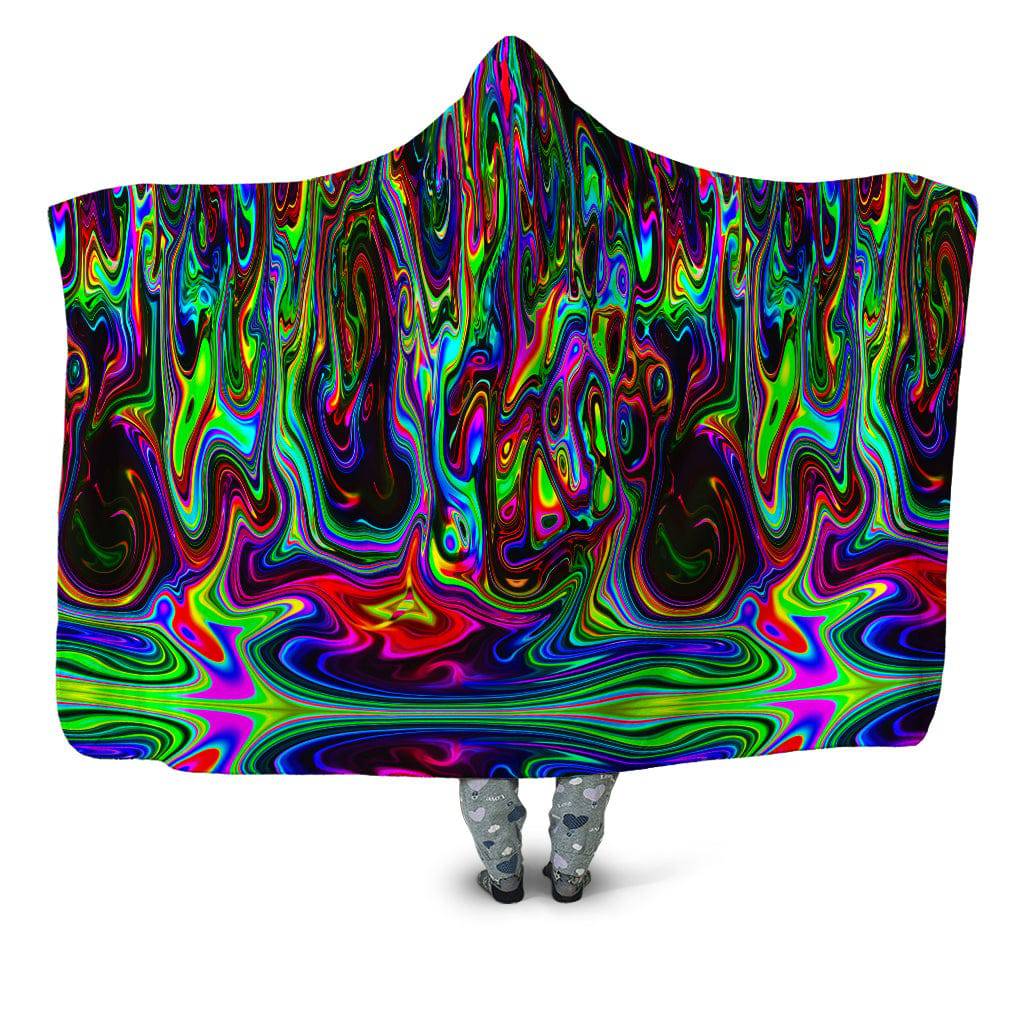 Acid Drop Hooded Blanket, Psychedelic Pourhouse, | iEDM