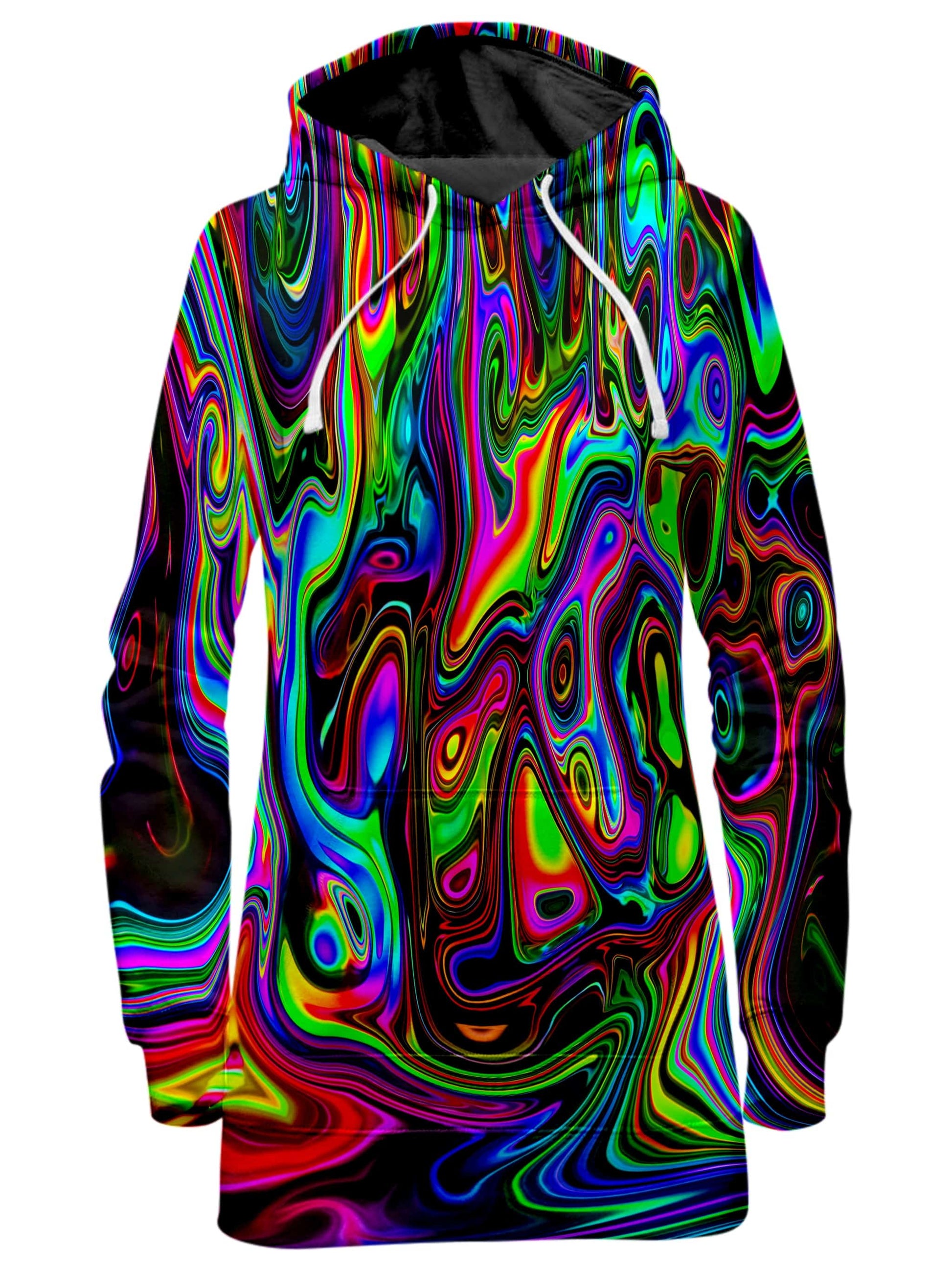 Acid Drop Hoodie Dress and Leggings Combo, Psychedelic Pourhouse, | iEDM