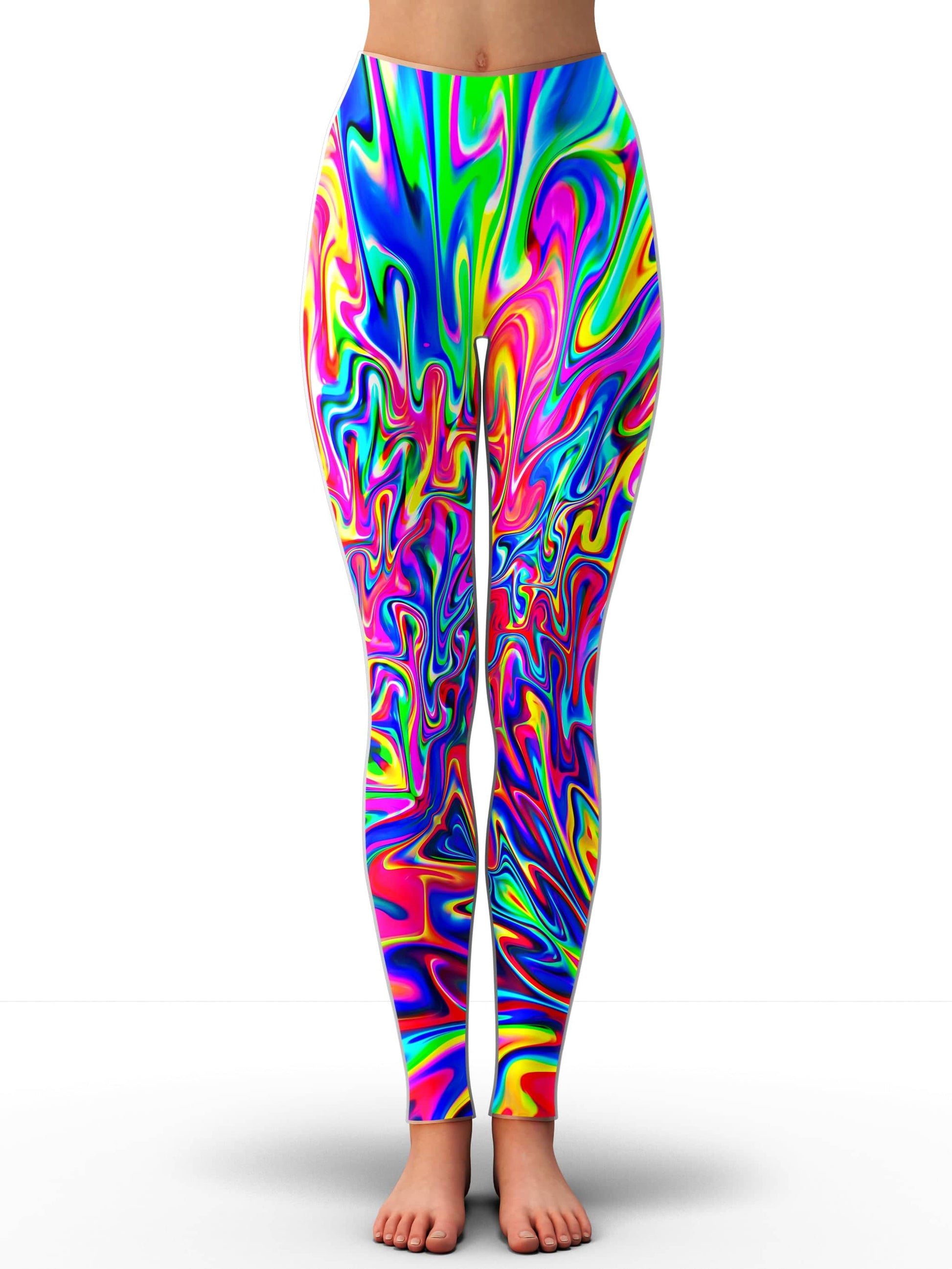 Sonic Blooming Zip-Up Hoodie and Leggings Combo, Psychedelic Pourhouse, | iEDM