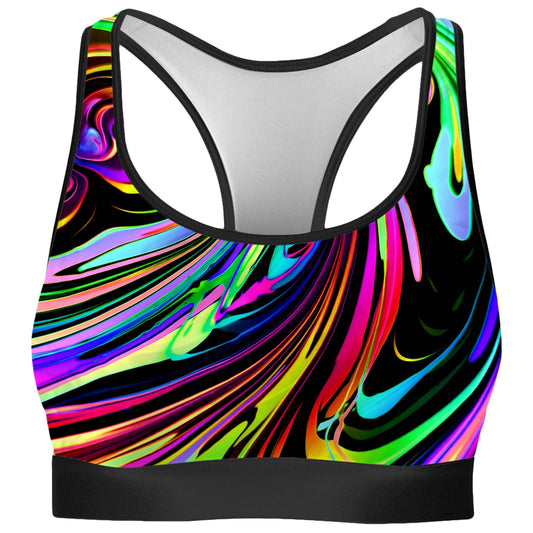 Cosmic Swirl Rave Bra, Psychedelic Pourhouse, | iEDM