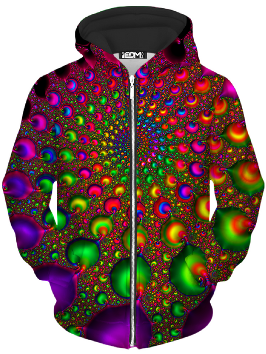 Psyclone Unisex Zip-Up Hoodie, Noctum X Truth, | iEDM