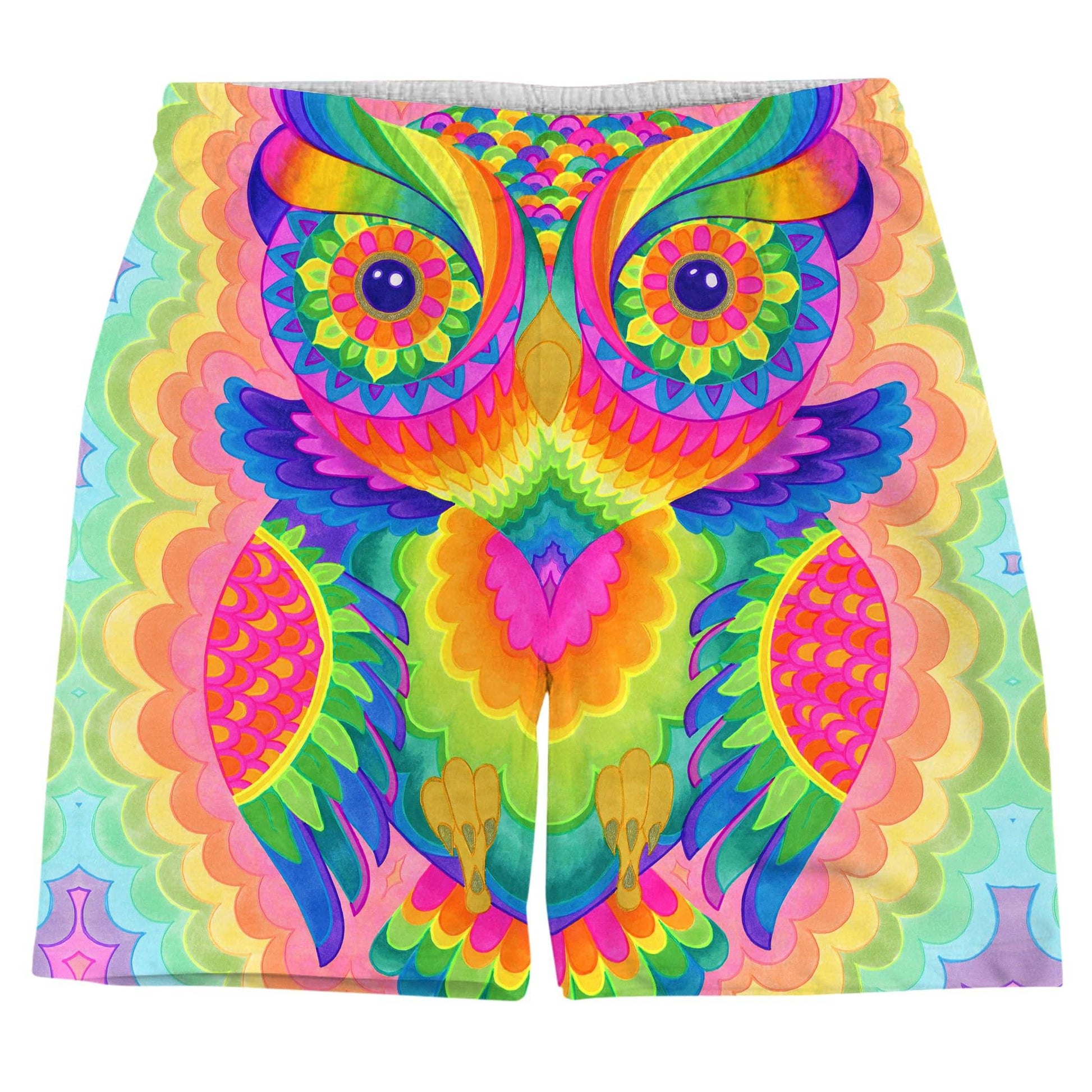 Cosmic Owl Men's Tank and Shorts Combo, Rachel Rosenkoetter, | iEDM
