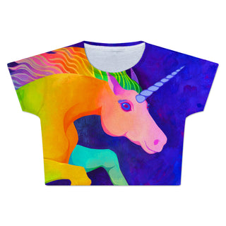 Rachel Rosenkoetter - Unicorn Crop Tee