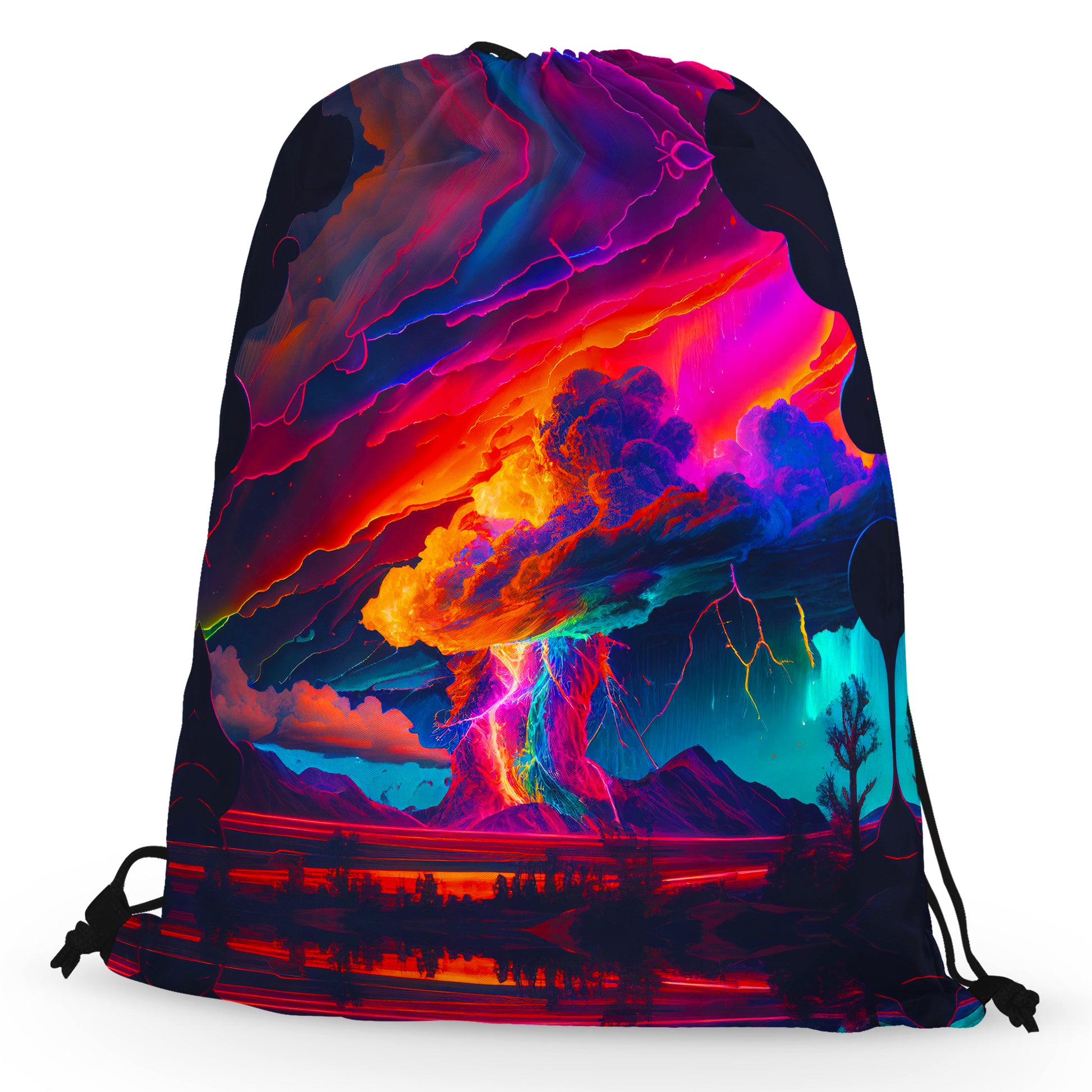 Rainbow Storm Drawstring Bag, iEDM, | iEDM