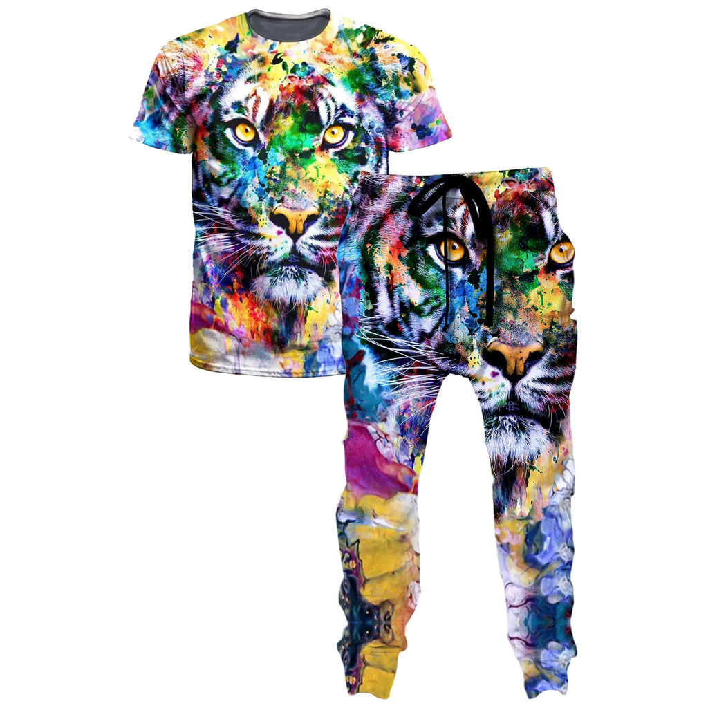 Tiger T-Shirt and Joggers Combo, Riza Peker, | iEDM