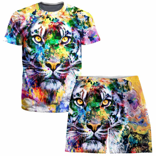 Tiger T-Shirt and Shorts Combo, Riza Peker, | iEDM