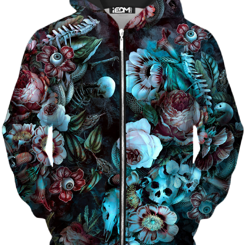 Eyes Of Darkness Unisex Zip-Up Hoodie, Riza Peker, | iEDM