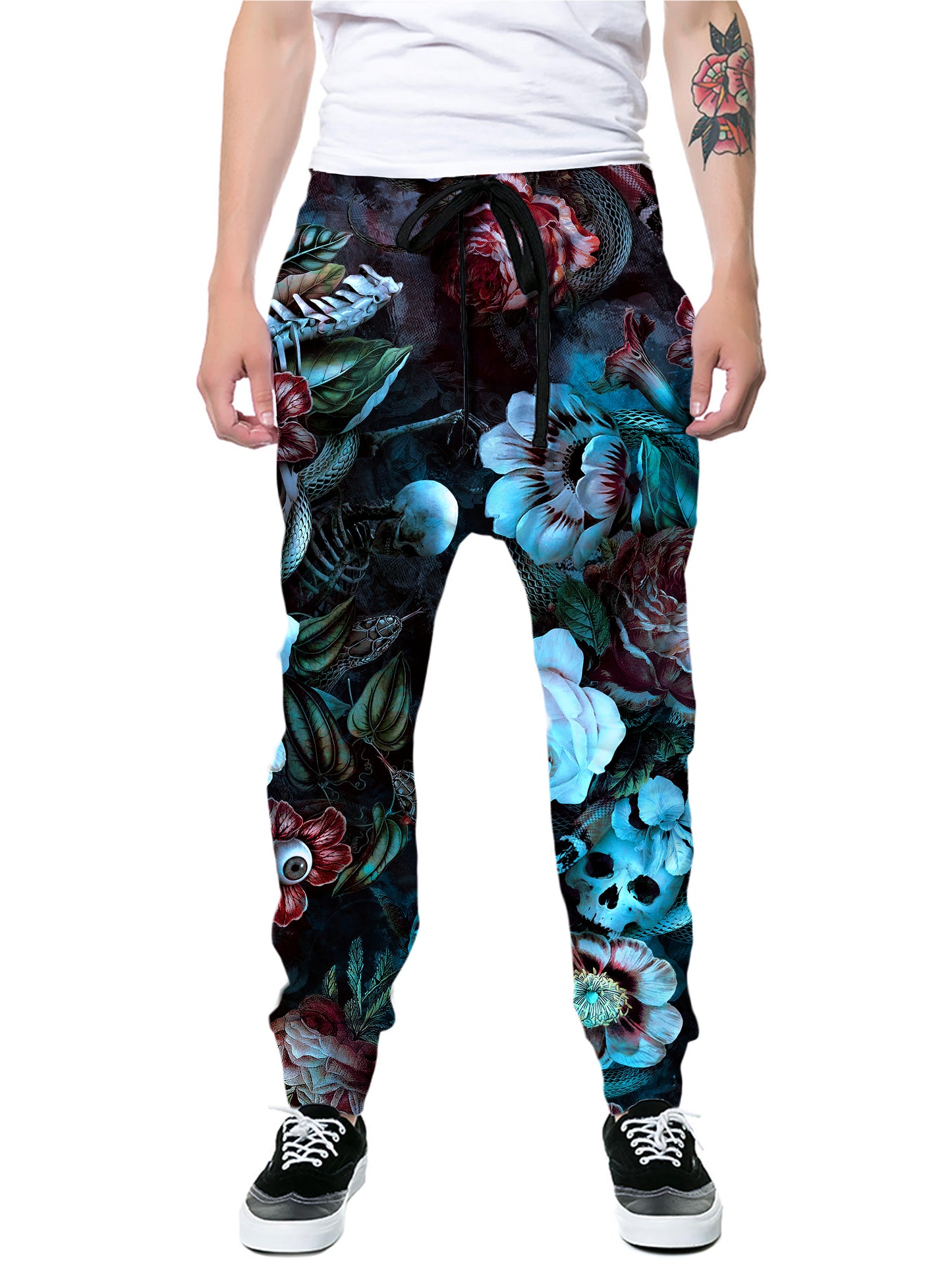 Eyes Of Darkness Zip-Up Hoodie and Joggers Combo, Riza Peker, | iEDM
