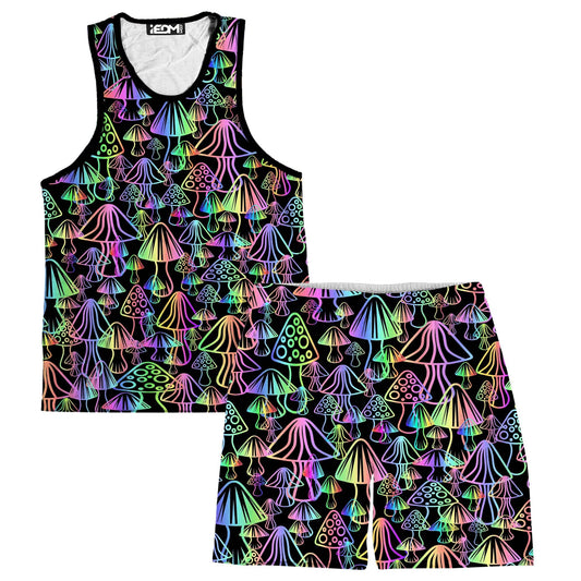 Magic Mushrooms Men's Tank and Shorts Combo, Sartoris Art, | iEDM