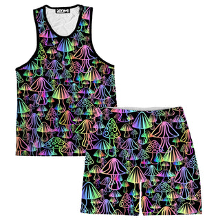 Sartoris Art - Magic Mushrooms Men's Tank and Shorts Combo