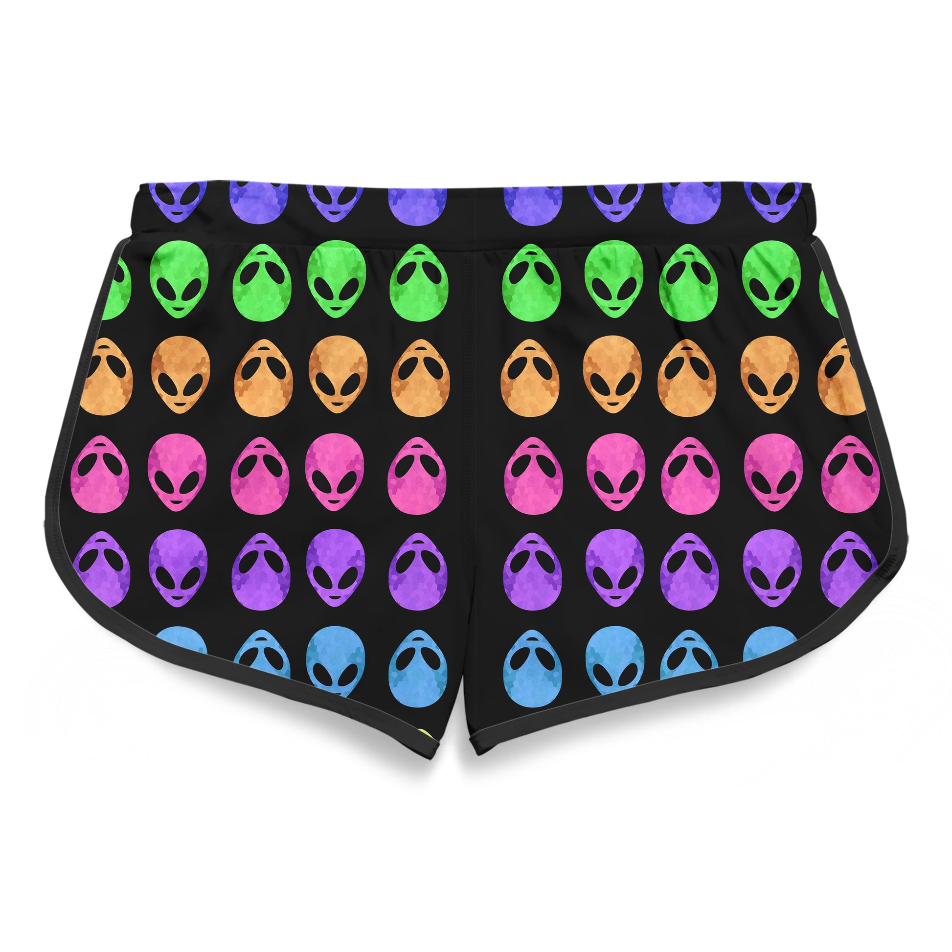 Alien Pattern Women's Retro Shorts, Sartoris Art, | iEDM