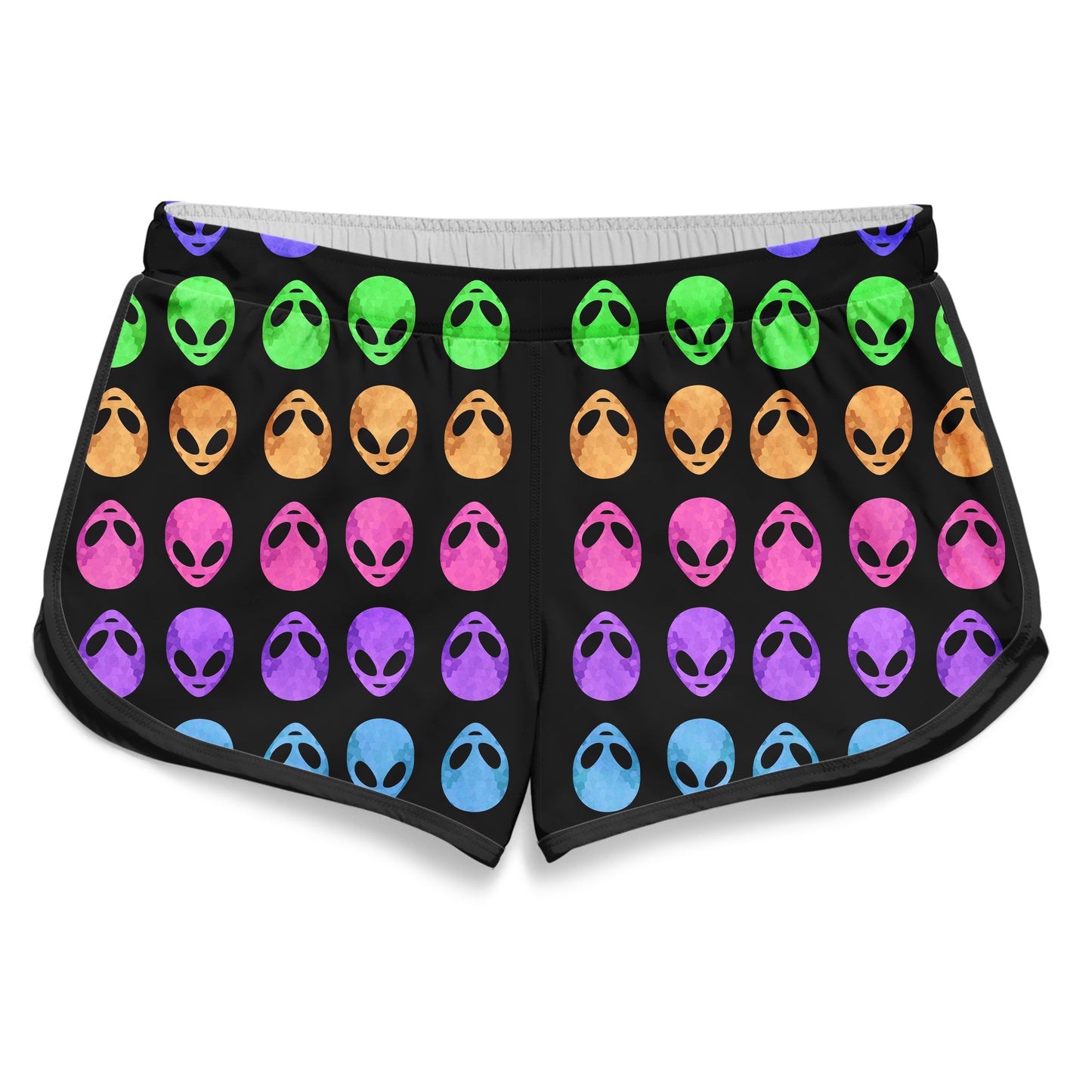 Alien Pattern Women's Retro Shorts, Sartoris Art, | iEDM