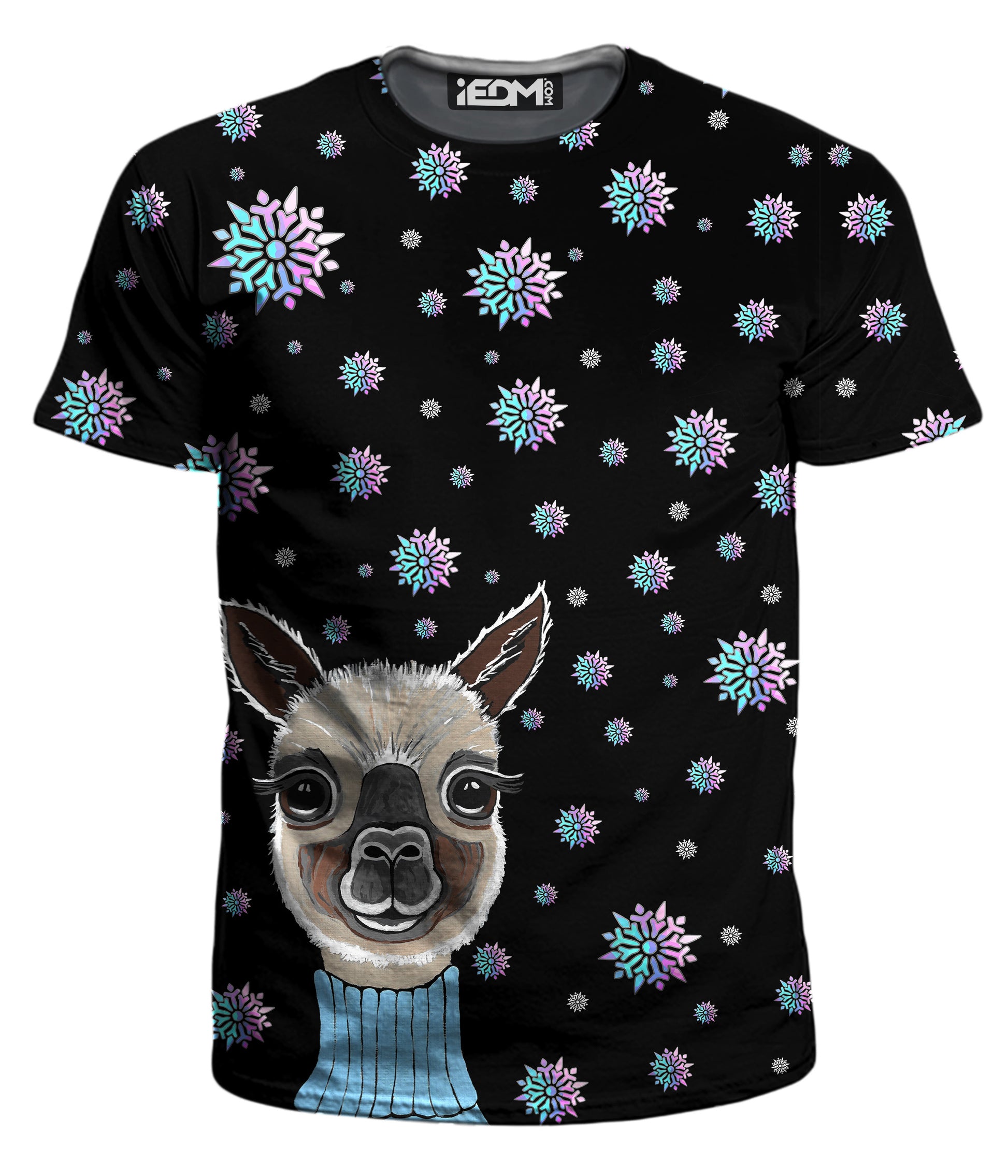 Alpaca Christmas Men's T-Shirt, Sartoris Art, | iEDM