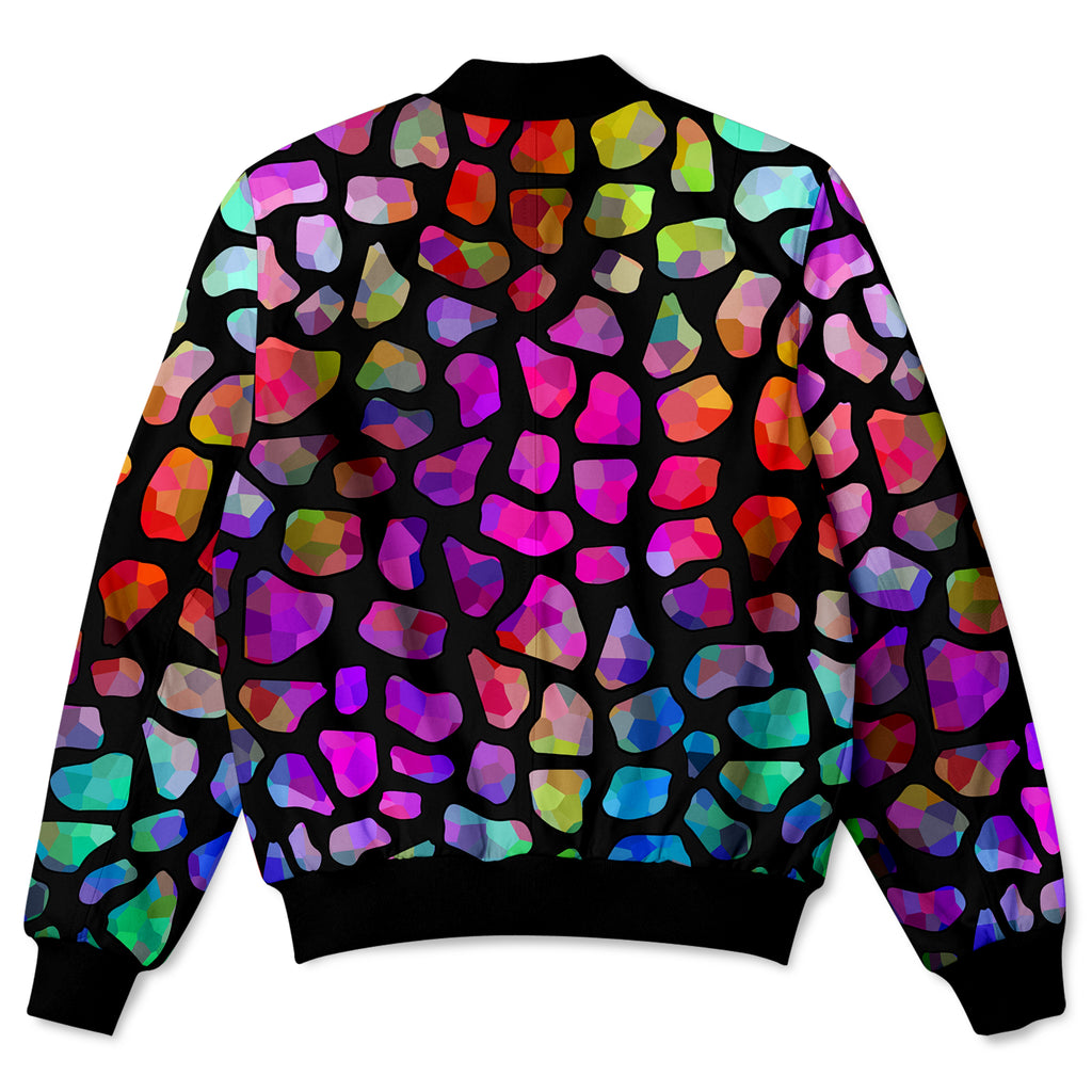 Jewel Giraffe Spots Bomber Jacket, Sartoris Art, | iEDM