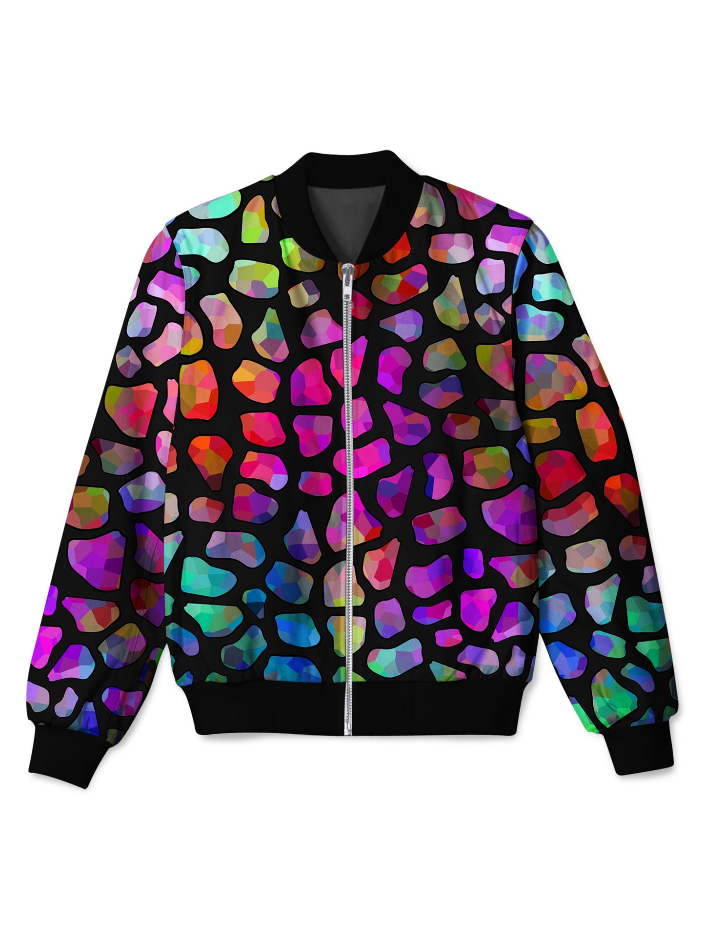 Jewel Giraffe Spots Bomber Jacket, Sartoris Art, | iEDM