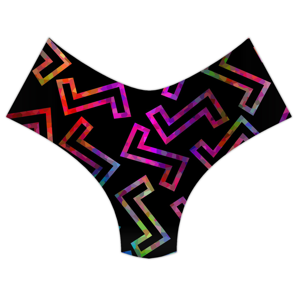 Sparkle Geometric Booty Shorts, Sartoris Art, | iEDM