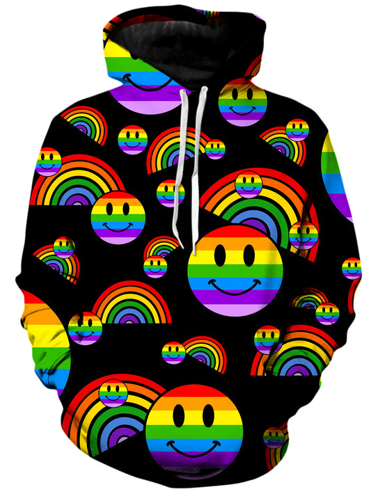 Rainbow Love Unisex Hoodie, Sartoris Art, | iEDM