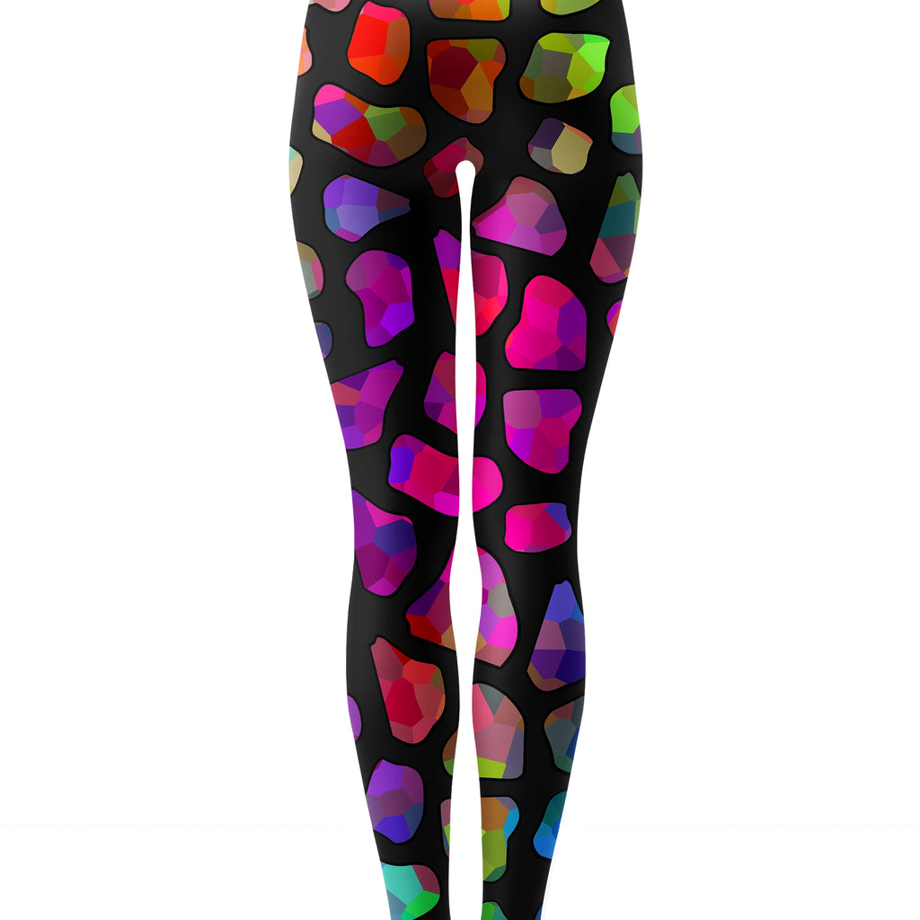 Jewel Giraffe Spots Leggings, Sartoris Art, | iEDM