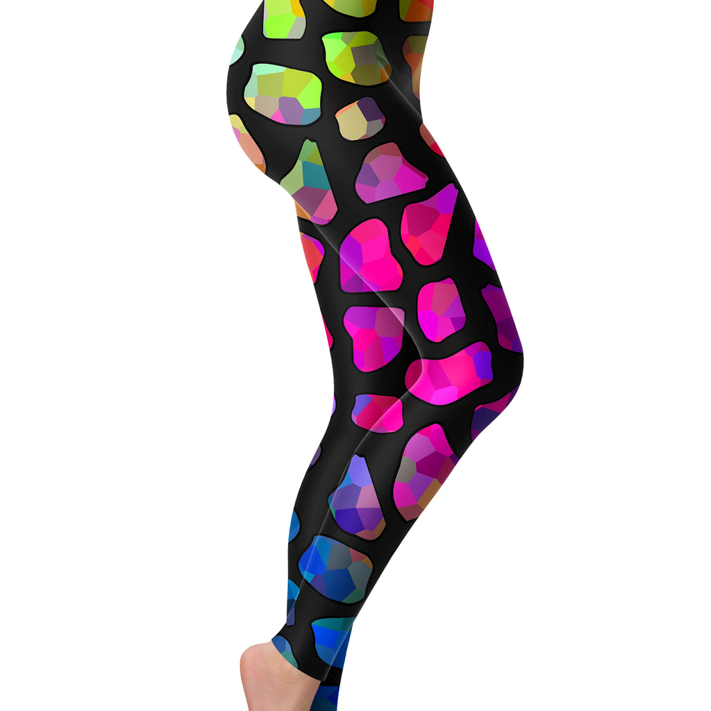 Jewel Giraffe Spots Leggings, Sartoris Art, | iEDM
